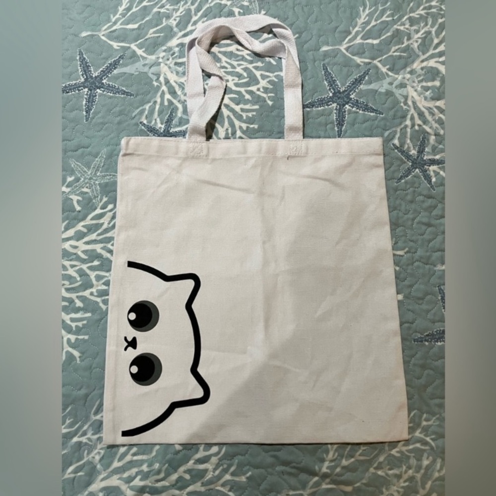 🧨Tic Toc canvas tote bag